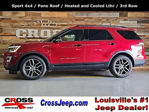 Ruby Red Metallic Tinted Clearcoat 2016 Ford Explorer Sport