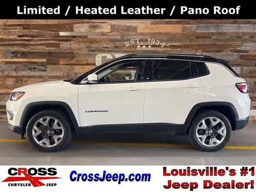 White Clearcoat 2021 Jeep Compass Limited