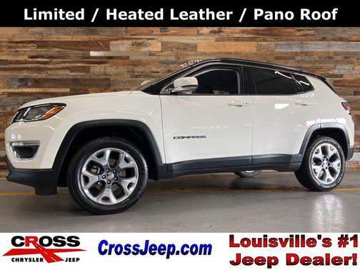 White Clearcoat 2021 Jeep Compass Limited