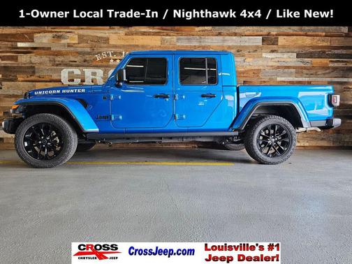 Hydro Blue Pearlcoat 2025 Jeep Gladiator Nighthawk
