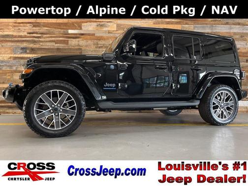 Black Clearcoat 2024 Jeep Wrangler 4xe High Altitude