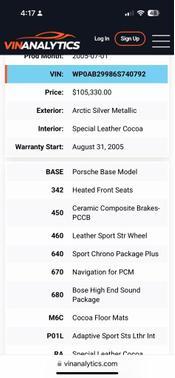 2006 Porsche 911 Carrera S