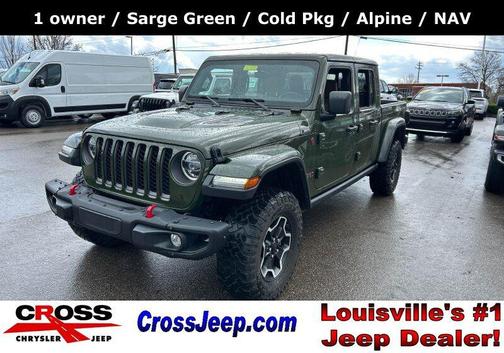 Sarge Green Clearcoat 2022 Jeep Gladiator Rubicon