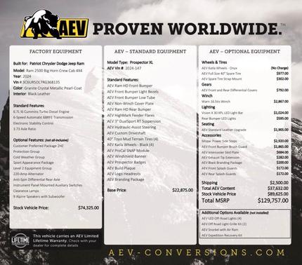 2024 RAM 2500 Big Horn Crew Cab 4x4 6'4' Box