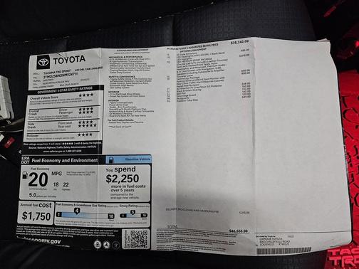 2022 Toyota Tacoma TRD Sport