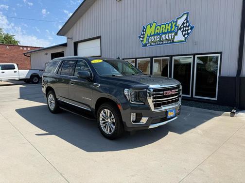 Dark Sky Metallic 2021 GMC Yukon SLT