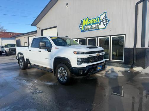White 2025 Chevrolet Silverado 2500 Custom Truck