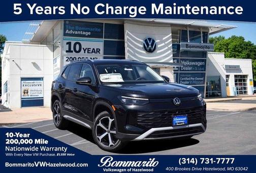 Deep Black Pearl 2026 Volkswagen Tiguan 2.0T SE