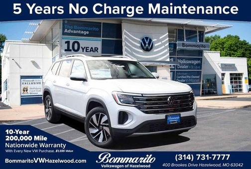 Opal White Pearl 2026 Volkswagen Atlas 2.0T SEL