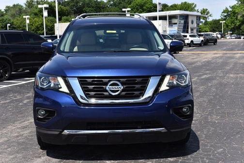 Caspian Blue 2018 Nissan Pathfinder Platinum