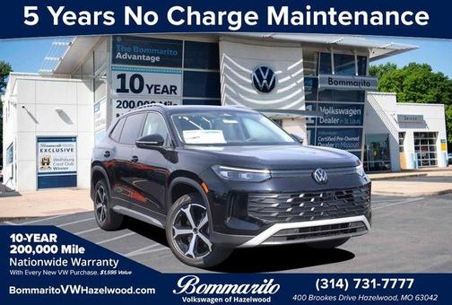 Deep Black Pearl Effect 2026 Volkswagen Tiguan 2.0T SE