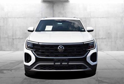 Pure White 2025 Volkswagen Atlas Cross Sport 2.0T SE w/Technology