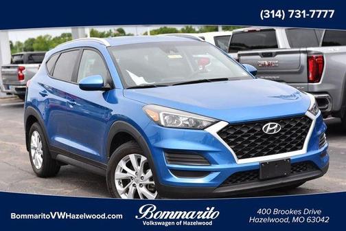 Aqua Blue 2020 Hyundai TUCSON Value