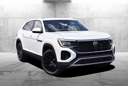 Opal White Pearl 2026 Volkswagen Atlas Cross Sport 2.0T SE W/TECHNOLOGY