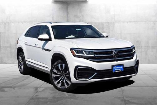 Opal White Pearl Effect 2023 Volkswagen Atlas Cross Sport 3.6L V6 SEL Premium R-Line