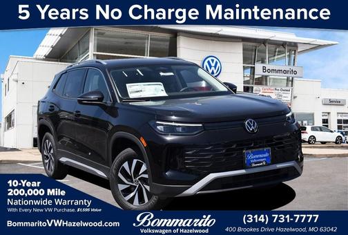 Deep Black Pearl 2026 Volkswagen Tiguan 2.0T S