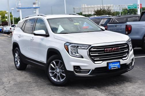 Summit White / White 2022 GMC Terrain SLT