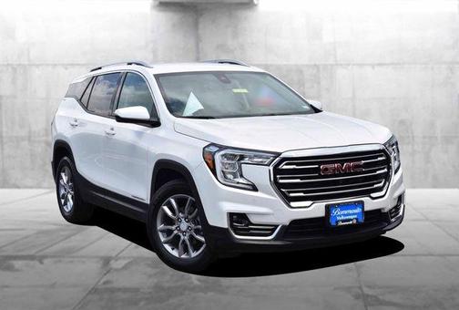 Summit White / White 2022 GMC Terrain SLT