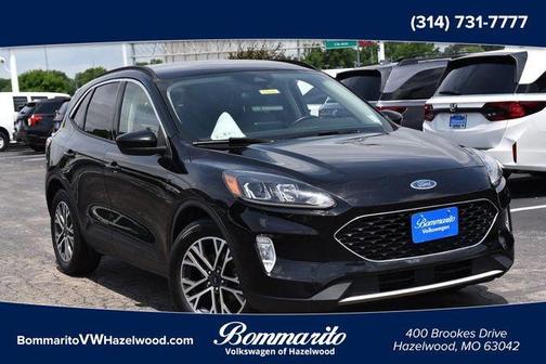 Agate Black Metallic 2020 Ford Escape SEL