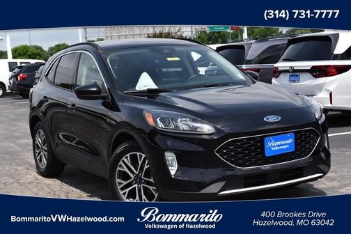 Agate Black Metallic 2020 Ford Escape SEL