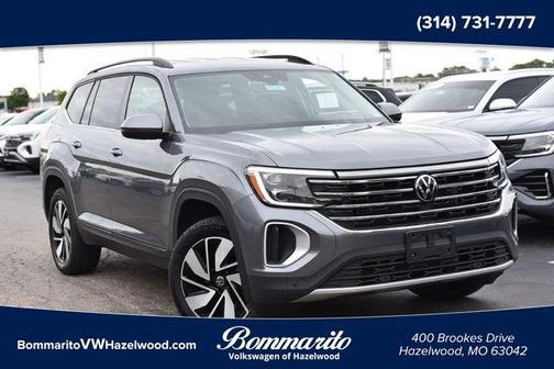 Platinum Gray Metallic 2025 Volkswagen Atlas 2.0T SE