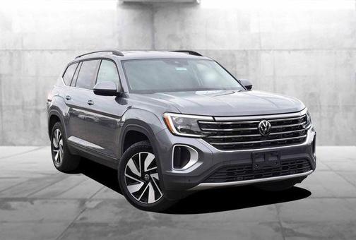 Platinum Gray Metallic 2025 Volkswagen Atlas 2.0T SE