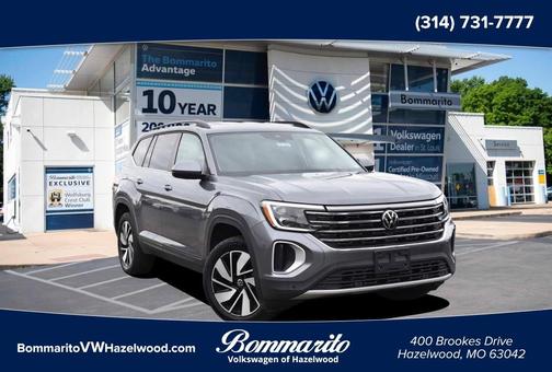 Platinum Gray Metallic 2025 Volkswagen Atlas 2.0T SE