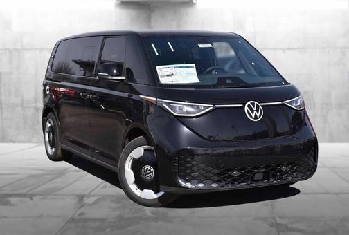 Deep Black Pearl Effect 2025 Volkswagen ID. Buzz Pro S RWD