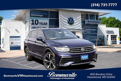 Atlantic Blue 2023 Volkswagen Tiguan 2.0T SEL R-Line