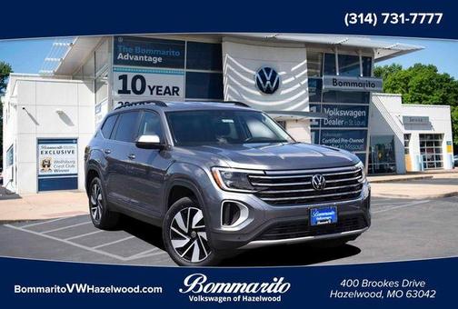 Platinum Gray Metallic 2025 Volkswagen Atlas 2.0T SE w/Technology