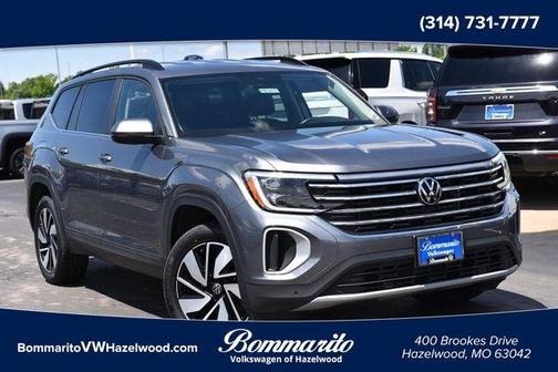 Platinum Gray Metallic 2025 Volkswagen Atlas 2.0T SE w/Technology