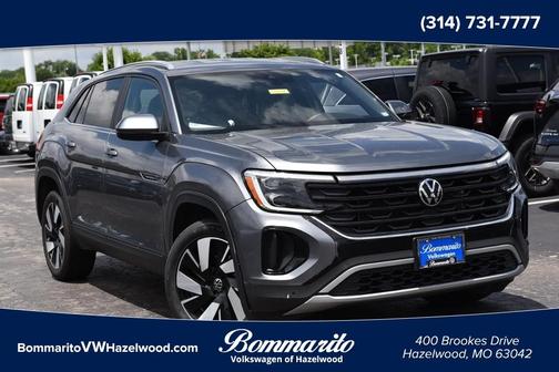 Platinum Gray Metallic 2024 Volkswagen Atlas Cross Sport 2.0T SE w/Technology 4MOTION