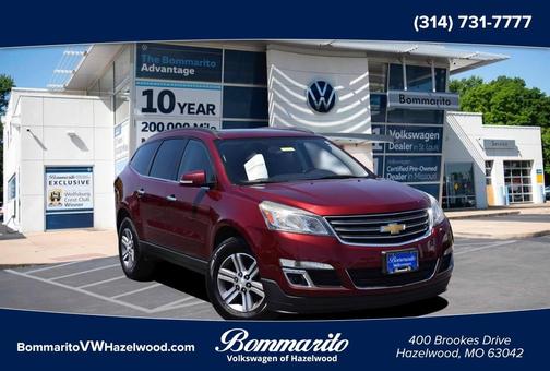 Siren Red Tintcoat 2015 Chevrolet Traverse 1LT