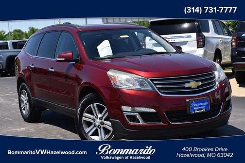 Siren Red Tintcoat 2015 Chevrolet Traverse 1LT