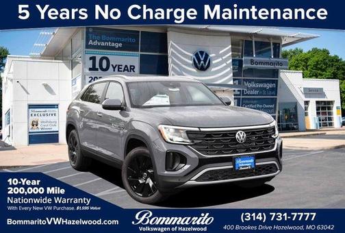 Gray 2026 Volkswagen Atlas Cross Sport 2.0T SE W/TECHNOLOGY