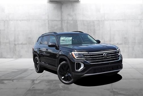 Deep Black Pearl 2026 Volkswagen Atlas 2.0T SE W/TECHNOLOGY