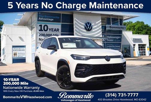 Opal White 2026 Volkswagen Tiguan 2.0T SE R-Line Black