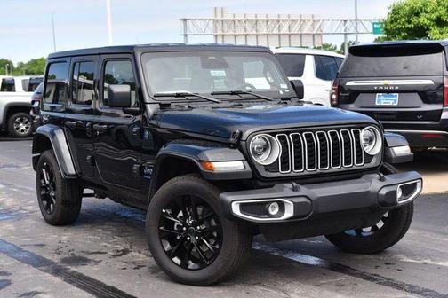 Black Clearcoat 2025 Jeep Wrangler 4xe Sahara