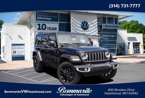 Black Clearcoat 2025 Jeep Wrangler 4xe Sahara