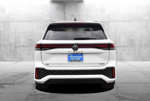 Opal White W/Deep Black Roof 2026 Volkswagen Tiguan 2.0T SE R-Line Black