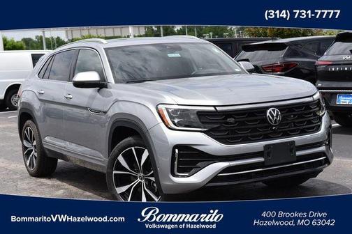 Silver Bird Metallic 2024 Volkswagen Atlas Cross Sport 2.0T SEL Premium R-Line