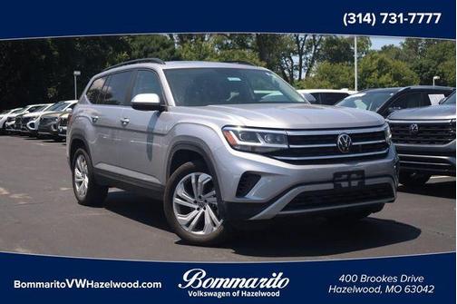 Pyrite Silver Metallic 2023 Volkswagen Atlas 3.6L SE w/Technology