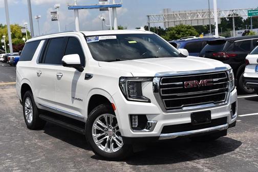 Summit White / White 2022 GMC Yukon XL SLT