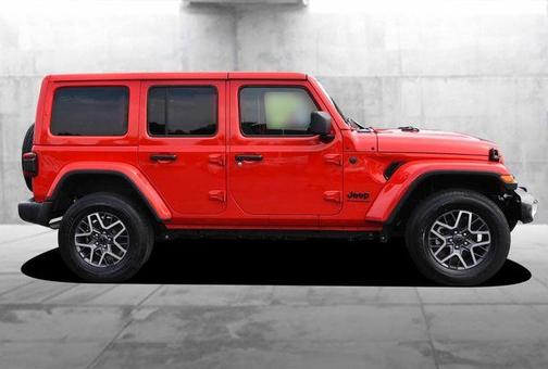 Firecracker Red Clearcoat 2025 Jeep Wrangler Sahara