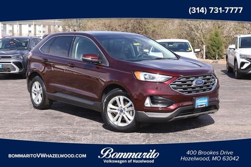Burgundy Velvet Metallic Tinted Clearcoat 2020 Ford Edge SEL