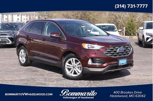 Burgundy Velvet Metallic Tinted Clearcoat 2020 Ford Edge SEL