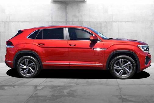 Aurora Red Metallic 2024 Volkswagen Atlas Cross Sport 2.0T SEL R-Line