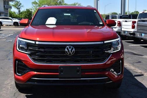 Aurora Red Metallic 2024 Volkswagen Atlas Cross Sport 2.0T SEL R-Line