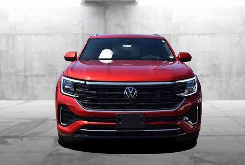Aurora Red Metallic 2024 Volkswagen Atlas Cross Sport 2.0T SEL R-Line