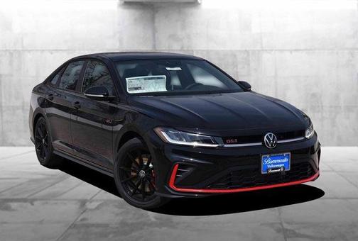 Deep Black Pearl Effect 2026 Volkswagen Jetta GLI 2.0T Autobahn